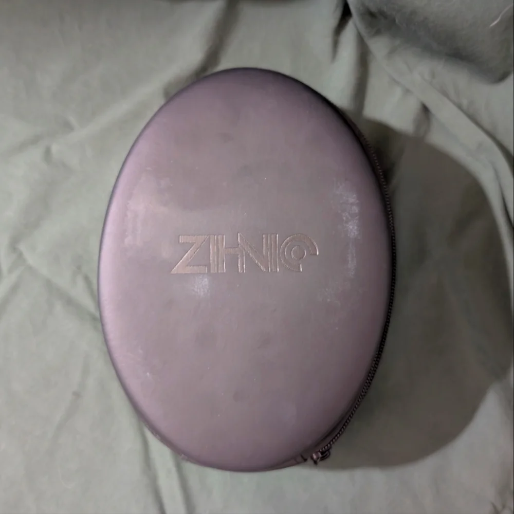 Headphone Zippered Travel Case Large Hard Shell with Inside Mesh